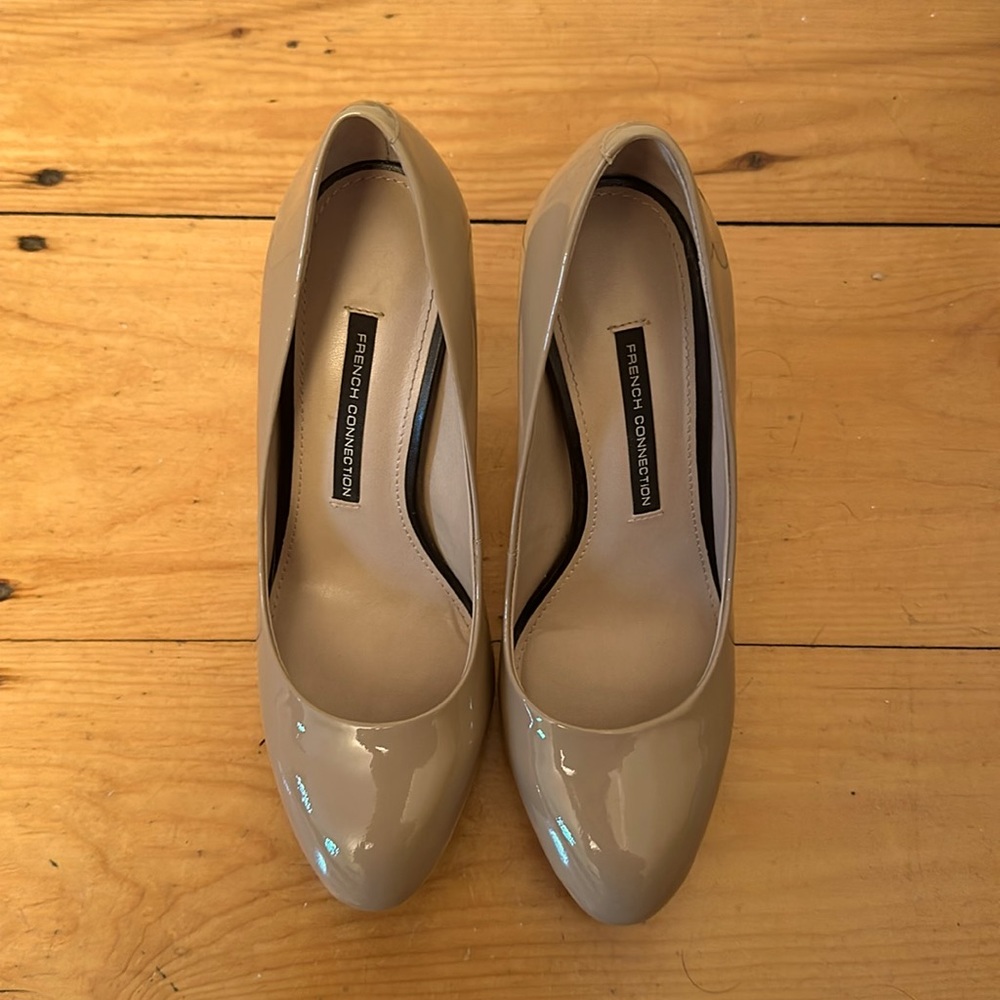 French Connection nude heels